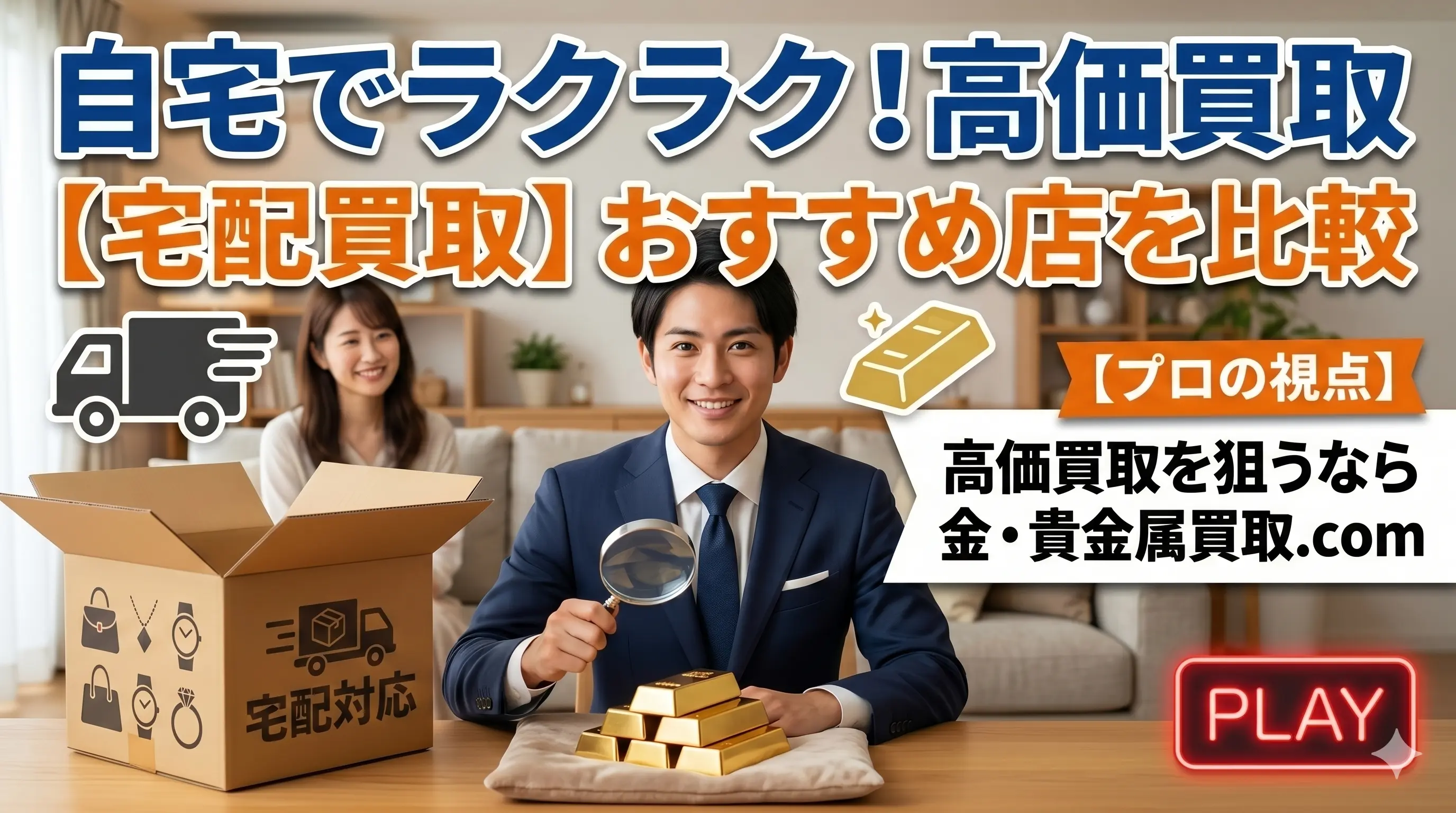 宅配買取について